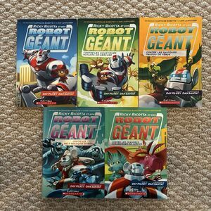 Ricky Ricotta et Son Robot Géant French Book For Kids By Dav Pilkey